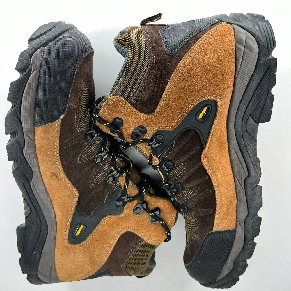 Work Master Mens DEV-7 Multicolor Mid Round Toe Lace Up Size 10.5M Hiking Boots